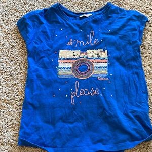 Fat face young crew girls tshirt size 6/7